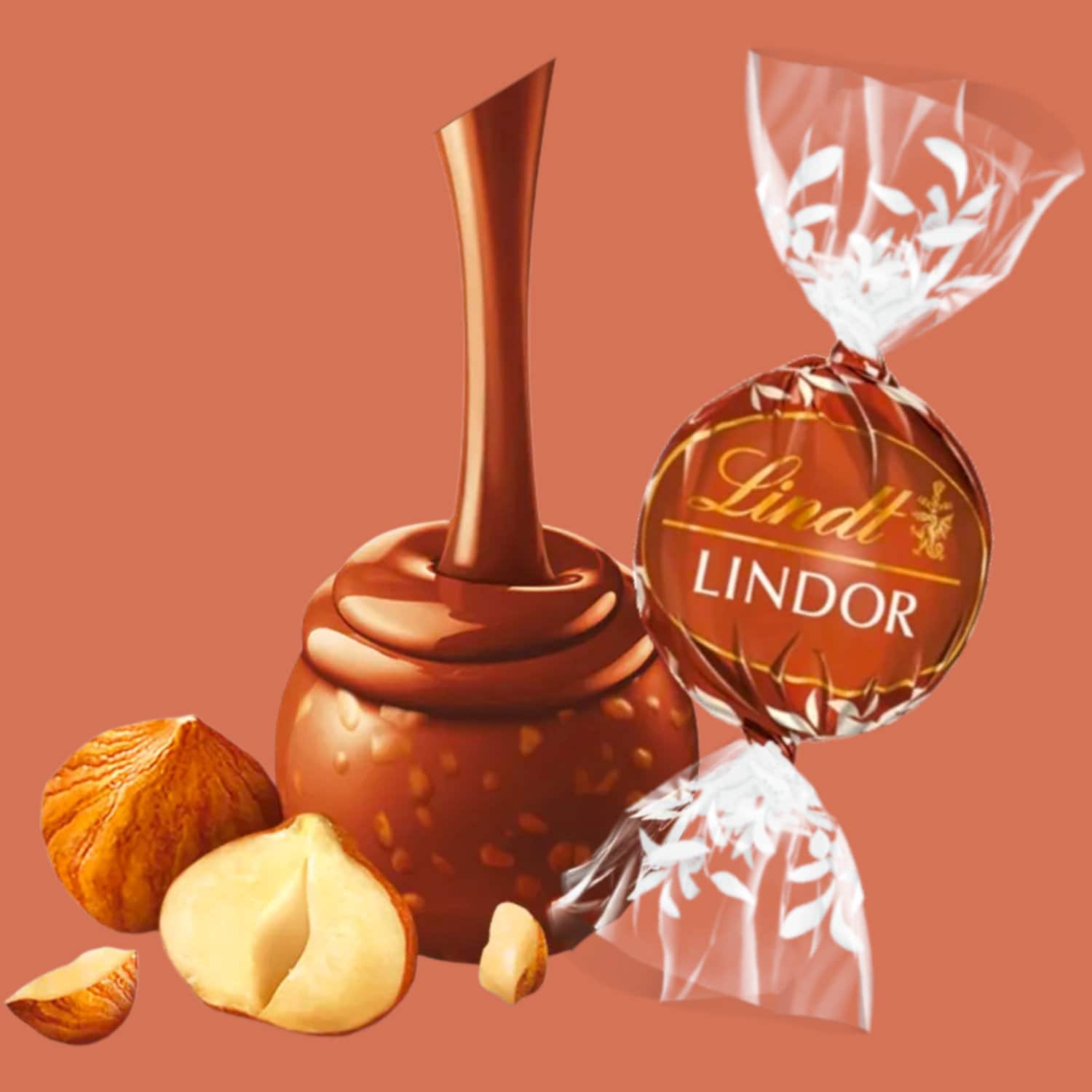 Truffes Lindt au chocolat au lait et aux noisettes, Cadeaux chocolatés Lindt, Panier de chocolats Lindt, Mariage, Chocolats de Noël Lindt, Cadeaux pou