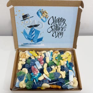 Regalo para el Día del Padre, Caja de Dulces Surtidos, Dulces para Elegir y Mezclar, Caja de Dulces para el Día del Padre, Caja de Dulces para el Mejor Papá, Regalo para Papá, Dulces Retro