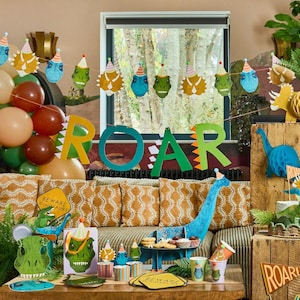 4m Dinosaur Garland, Dinosaur Party Decorations, Dinosaur Birthday Party, Dinosaur Party Supplies, Kids Birthday Party, Dino Theme Birthday