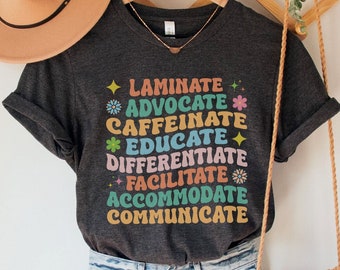 Special Education Teacher Shirt, SPED Teacher Gift, Special Education Shirt, Paraprofessional Shirt, Back to School Gift, Laminate Advocate