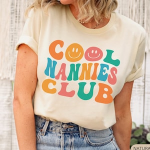 Cool Nannies Club Shirt, Nanny Shirt, Nanny T-Shirts,  Babysister Shirt, Childcare Shirts,Nanny Gift,New Nanny Tee,Best Nanny,Gift for Nanny