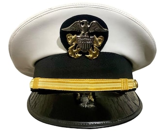 USA NAVY OFFICER Hat White (Free Shipping)