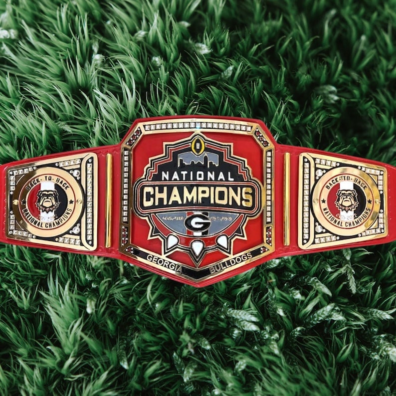 National Championship Heavyweight Wrestling  2mm/4mm Brass Adult Size Belt