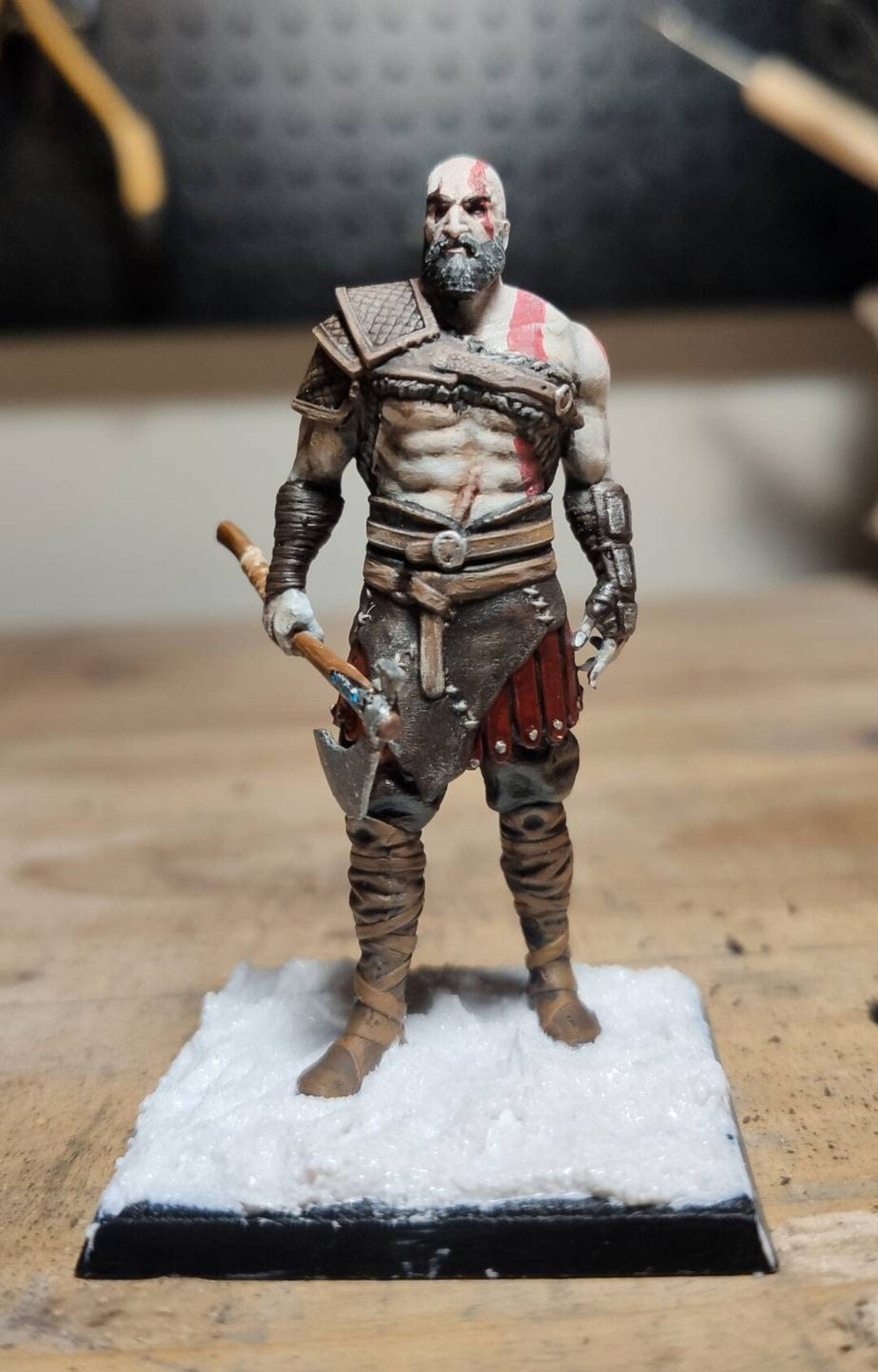 Kratos Figure 7cm 3D Printed. God of War Video Game Gift - Etsy