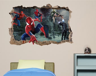 Superhelden Avengers Personages Spiderman Muursticker Sticker Sticker Muurschildering Poster Decor 1080