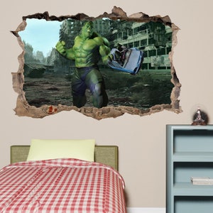 Superheroes Avengers Green Giant  Hulk Wall Sticker Decal Mural Poster Decor 1022