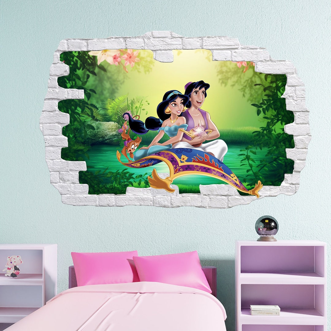Famous Cartoon Characters Wall Art Sticker Decal Mural Poster Girls