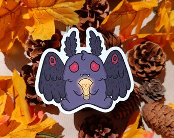 Cute Mothman Vinyl Sticker