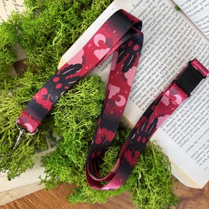 Mothman Cryptid Lanyard - with safety break away clip image 1