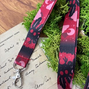 Mothman Cryptid Lanyard - with safety break away clip image 4