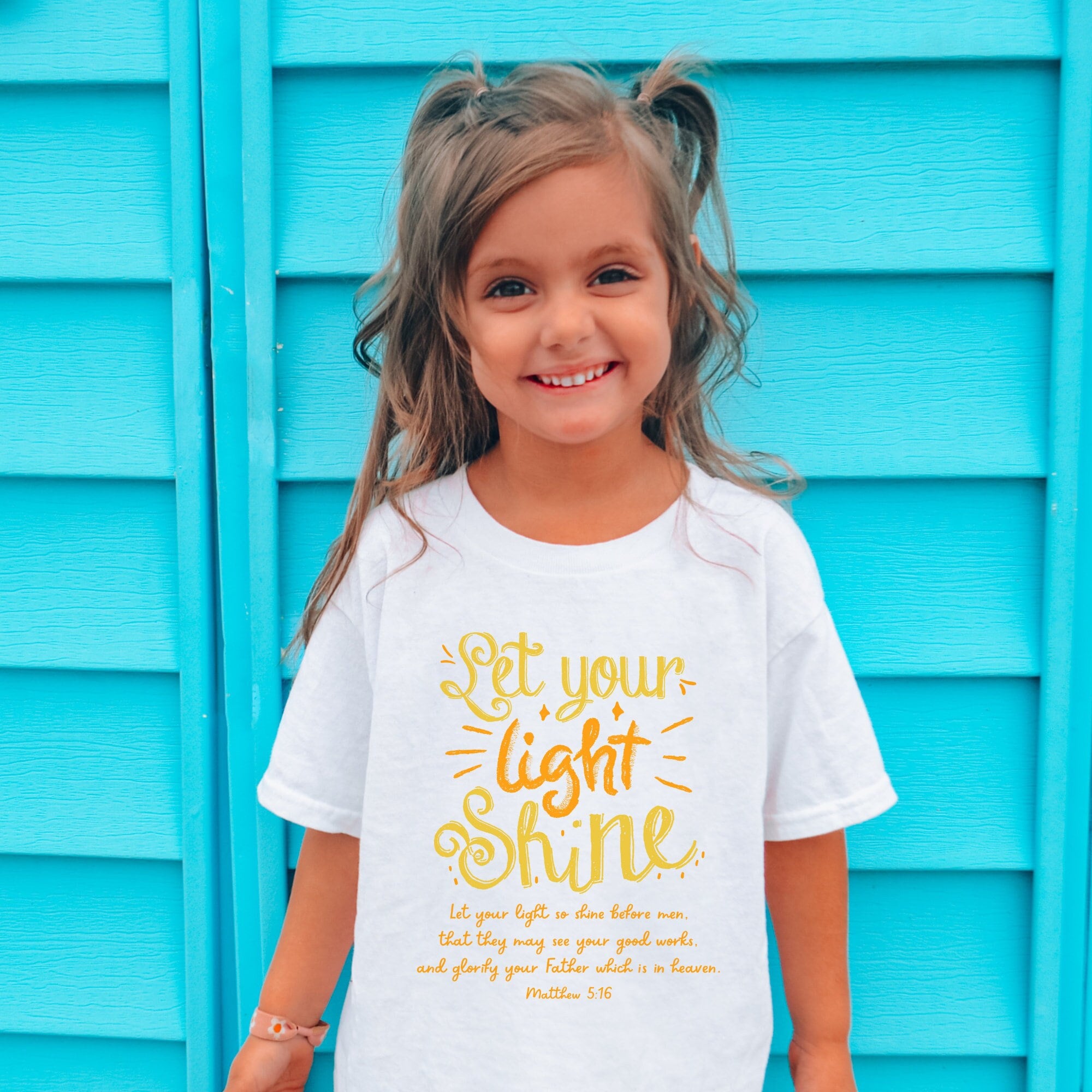 Let Your Light Shine Matthew 5:16 Bible Verse T-Shirt Let Your Light Shine Matthew 5:16 Bible Verse T-Shirt