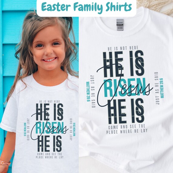 He's Alive Christian Kids T Shirt He's Alive Christian Kids T Shirt