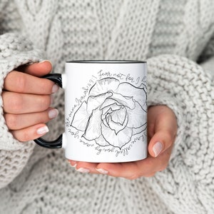 Isaiah 43:1 Bible Verse Mug, I Have Called You By Name You are Mine, Faith Mug, Christian Floral Coffee Cup, Quiet Time Gift Mug, Prayer Mug