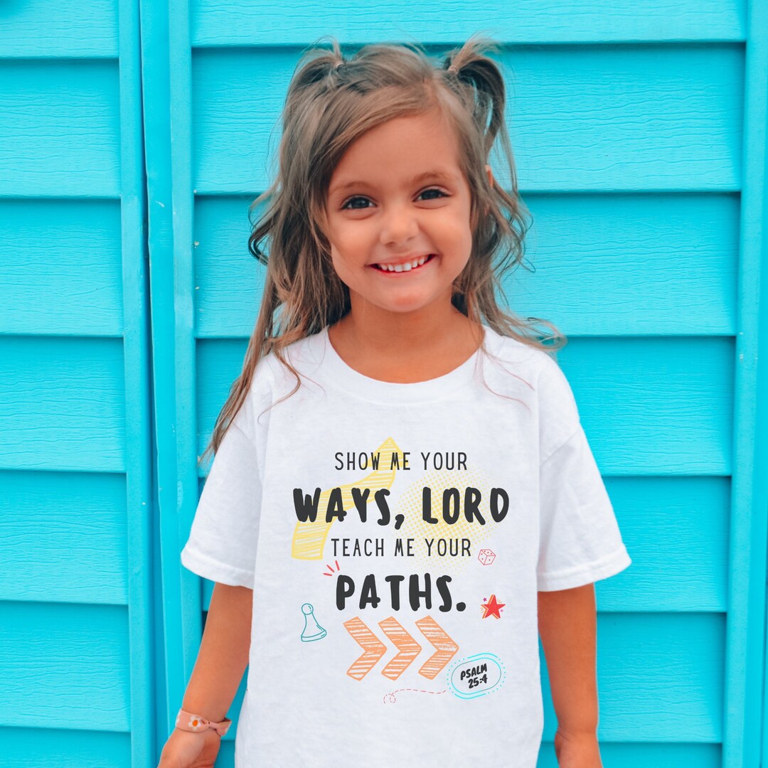 psalm-25-4-twists-and-turns-vbs-kids-tshirt-show-me-your-ways-etsy