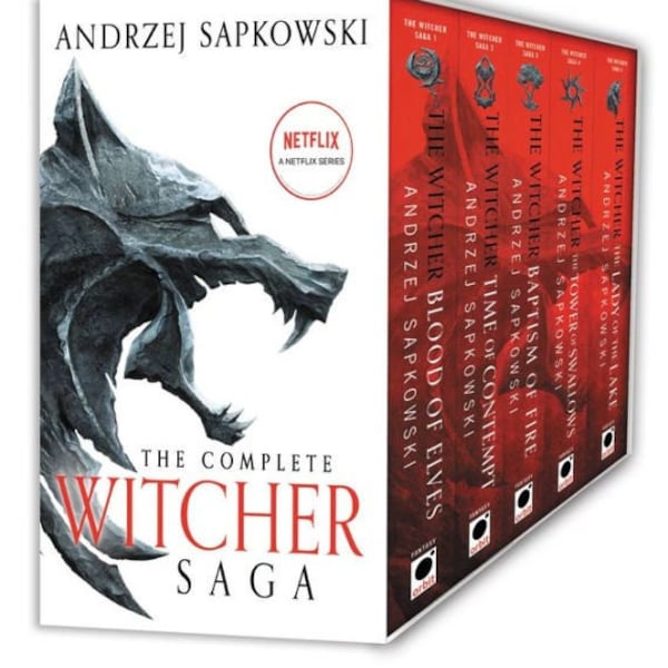 The Witcher Saga. A series by Andrzej Sapkowski. The Complete Collection. Epub.