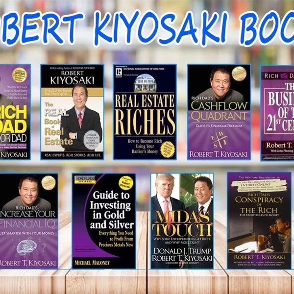 30 books by Robert T. Kiyosaki. Ebooks in PDF & Epub. Rare Collection!!!
