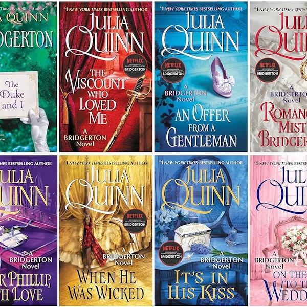 Bridgerton Family Series by Julia Quinn. Complete - 10 Books in Epub. + Bonus!!!