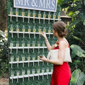 Shelves for Champagne Wall