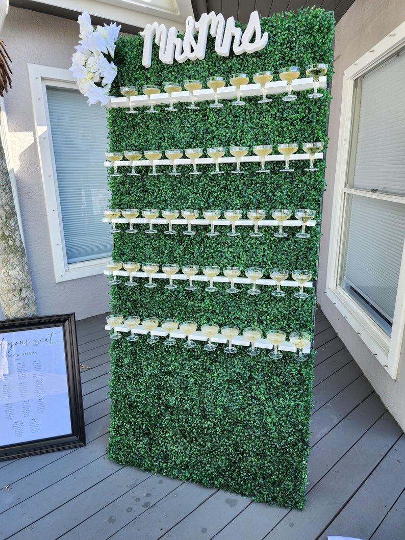 Champagne Wall Shelves Etsy