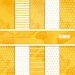 Monochrome Digital Paper Pack - 10 X Seamless Watercolour Yellow ...