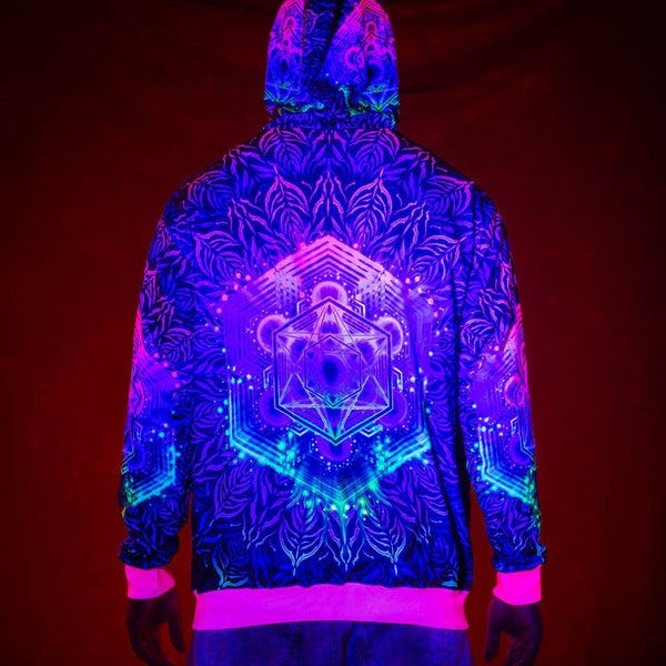 Black Skull Trippy Psychedelic Men's Sweatshirt main image 1