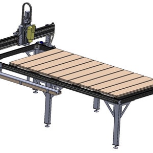 Modello di progettazione del router CNC 4&#39;x8&#39;