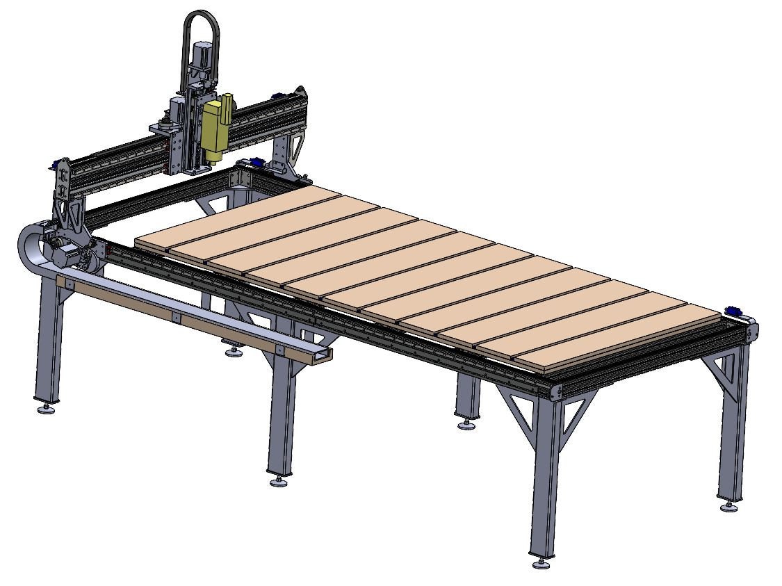 4'x8' CNC Router Design Model