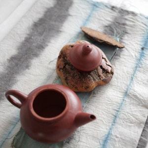 Hand Carved Wood Plate, Wooden Tea Accessory, Handmade Tea Saucer, Wooden Gongfu Tea tray T9 Four Circles image 10