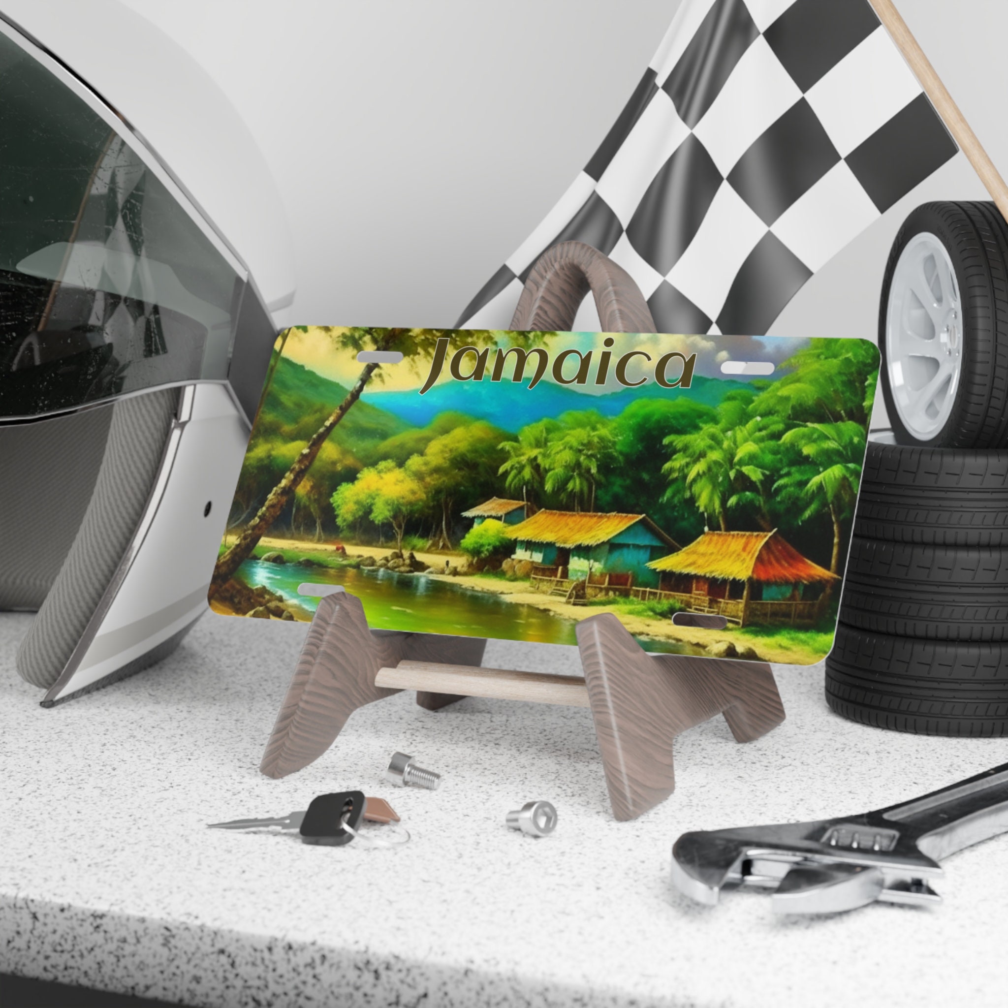 Custom Jamaica License Plate Design 12x6 License Plate , Show Your