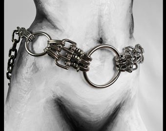 Chain Belt Stainless Steel – MYRAPOD | Goth Belt, Industrial Metal Waistbelt, Brutalist Punk Jewelry