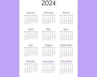 2024 Calendar 12 Month Single Page - Il 340x270.5668094943 Mwho