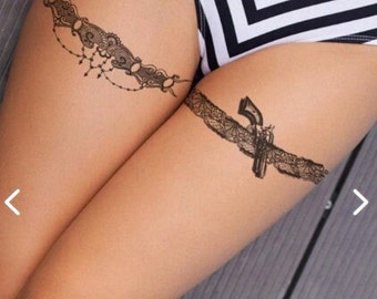Billy The Kid Meyers  Full thigh wrap garter tattoo Enjoy  Facebook