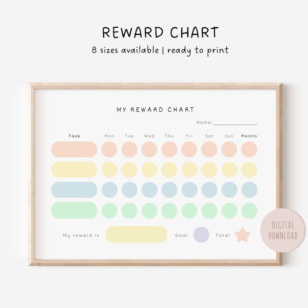 Kids Weekly Routine Chart Printable Reward Chart Kids Bedtime Routine Chart Toddler Chore Chart Morning Routine Daily Checklist For Kids