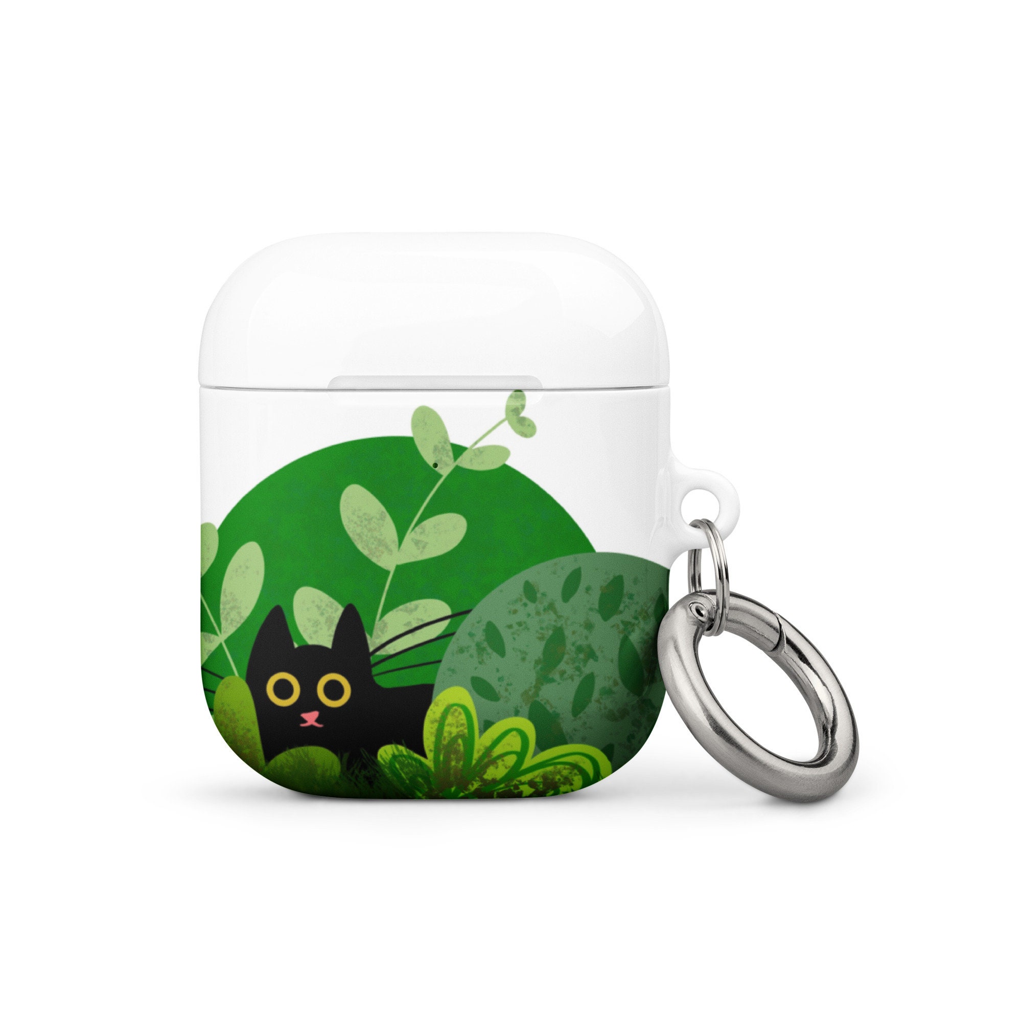 Black Cat in Bush Print Art Print Cat Print Art Cat Lover Gift Black ...