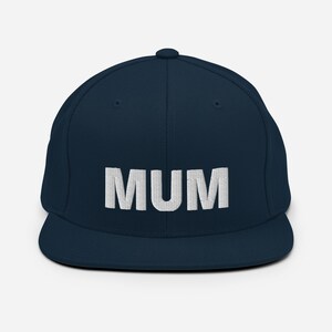 MUM Snapback Hat, Gift Hat For Birthday, Christmas, Mother&#39;s Day or MUM To Be.