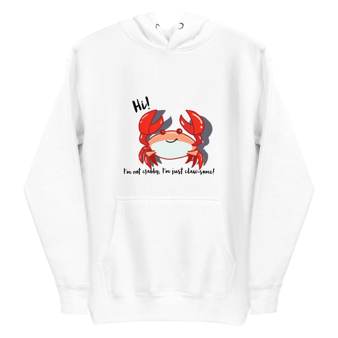 Crab Print Pattern Women's Sweatshirt