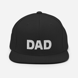 DAD Snapback Hat, Geschenkhut für Geburtstag, Weihnachten, Vatertag oder Papa zu sein.