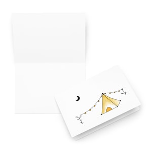 Tarjeta de felicitación de campamento - Por 秀 X