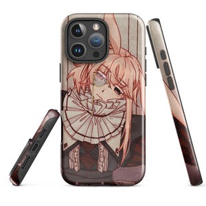 Gothic Doll Girl iPhone® Tough Case - Gruselige süße Anime Hülle | Dunkle Ästhetische Handyhülle | Dual-Layer-Protection - Von mai 箱 Lemon Box