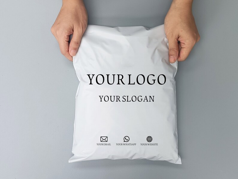 Personalized Poly Mailer.custom Shipping Bags With Logo for Etsy
