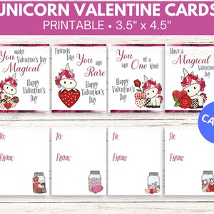 Sweet Unicorn School Valentine