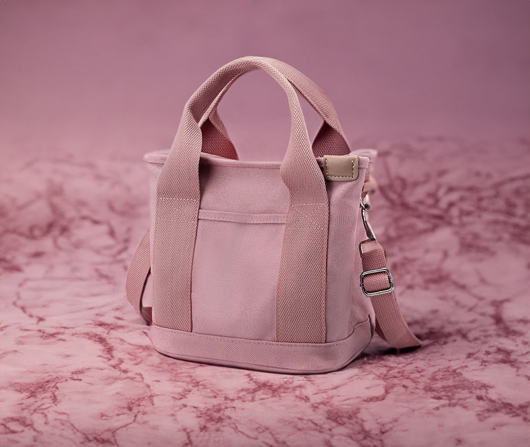 Cute Canvas Shoulder Bag With Multiple Pockets Cute Ita Etsy