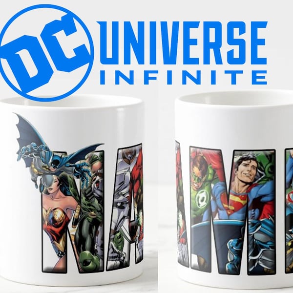AMAZING DC COMICS - Personalised Gift Mug