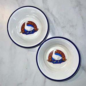 2er Set - Vintage Century China - Country Classic - Gänse Speiseteller