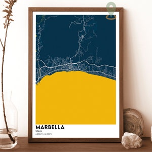 Marbella Karte, Marbella Karte, Marbella Karte, Marbella Karte, Marbella Wandkunst, Marbella Reise Poster, Marbella Poster, Marbella Spanien Foto,