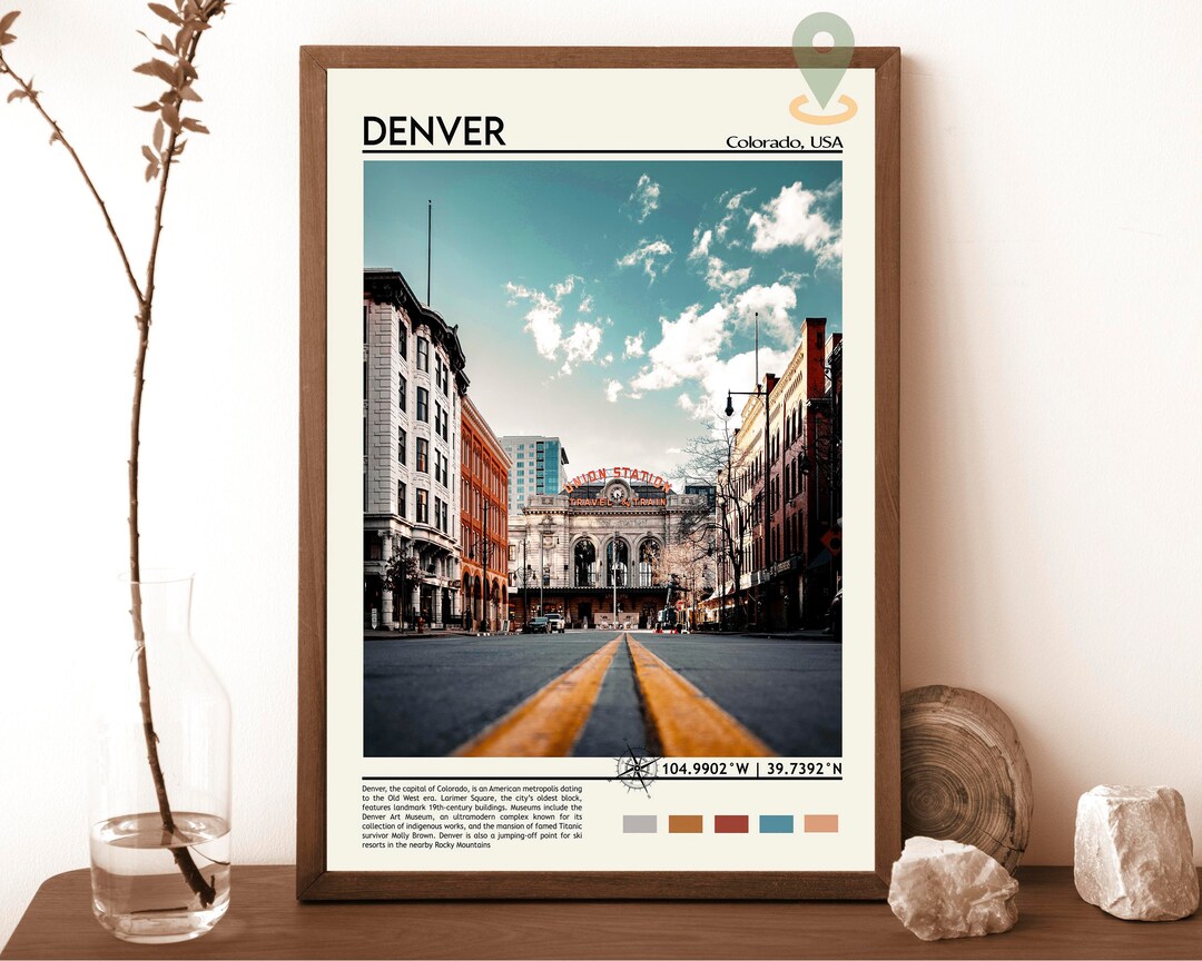 Denver Print, Denver Poster, Denver Wall Art, Denver Travel, Denver Art
