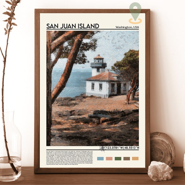 San Juan Island Print, San Juan Island Poster, San Juan Island Wall Art, San Juan Island Travel print, San Juan Island art print, Washignton