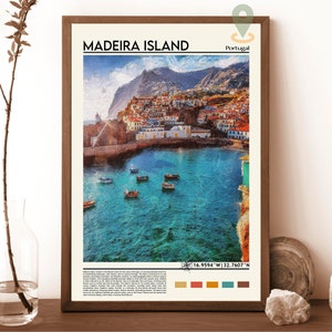 Madeira Island Print, Madeira Island Poster, Madeira Island Wall Art, Madeira Island Travel print, Madeira Island art print, Madeira Island