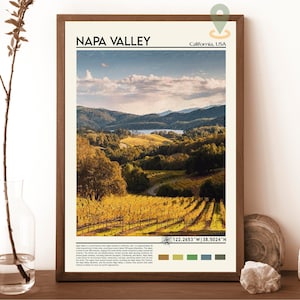 Napa Valley Print, Napa Valley Poster, Napa Valley Wall Art, Napa Valley Travel, Napa Valley art print, Napa Valley artwork, Californië
