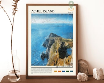 Achill Island Print, Achill Island Poster, Achill Island Wall Art, Achill Island Travel print, Achill Island art print, Ireland Print